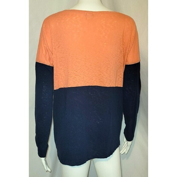 J. Crew Raglan Burnt Out Long Sleeve Tee - Size S - Picture 4 of 9